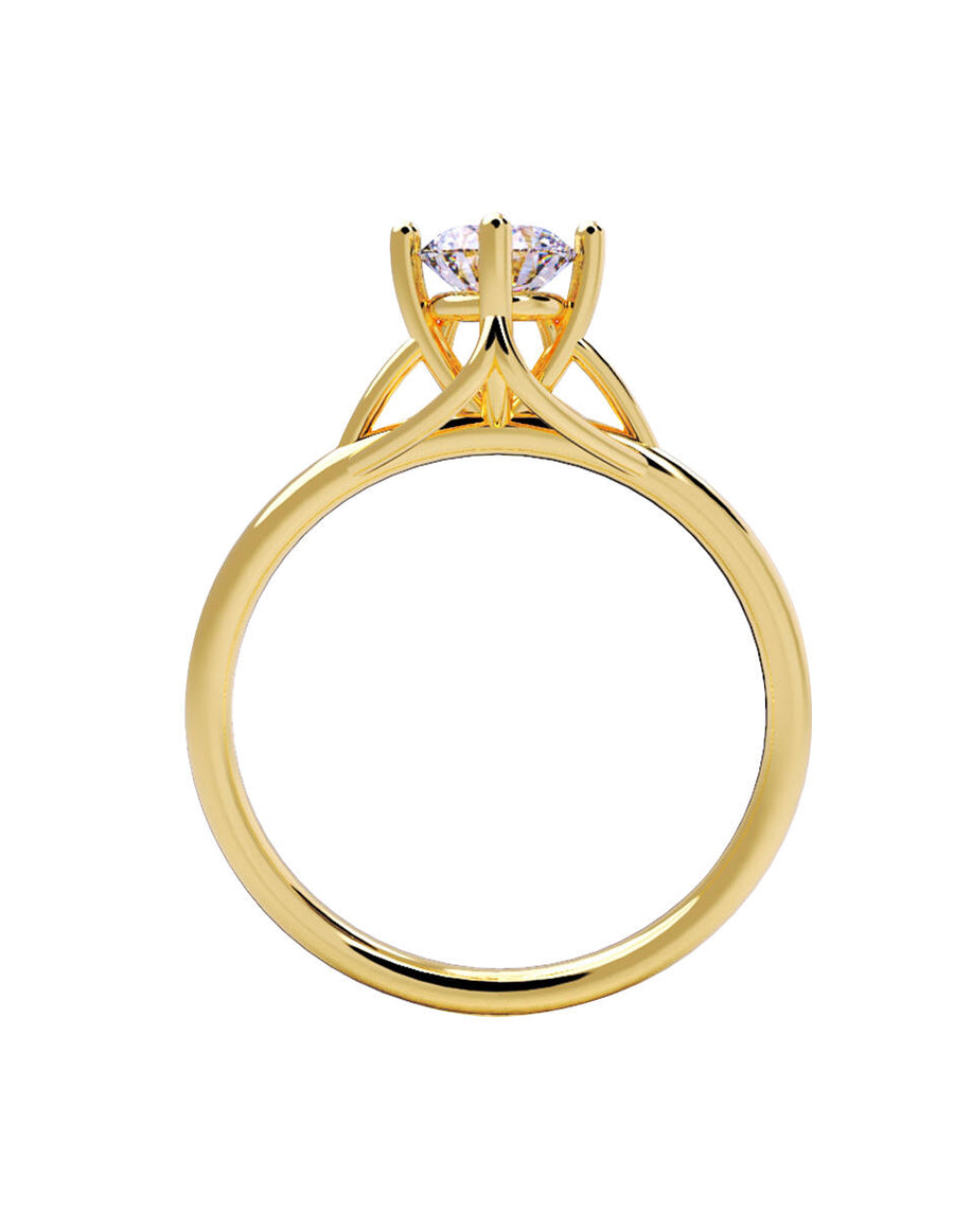 ANILLO DE ORO CON CIRCONIA