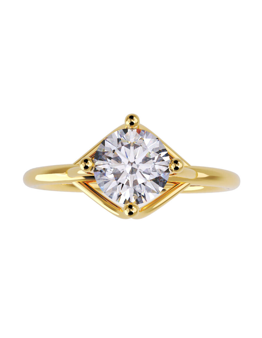 ANILLO DE ORO CON CIRCONIA