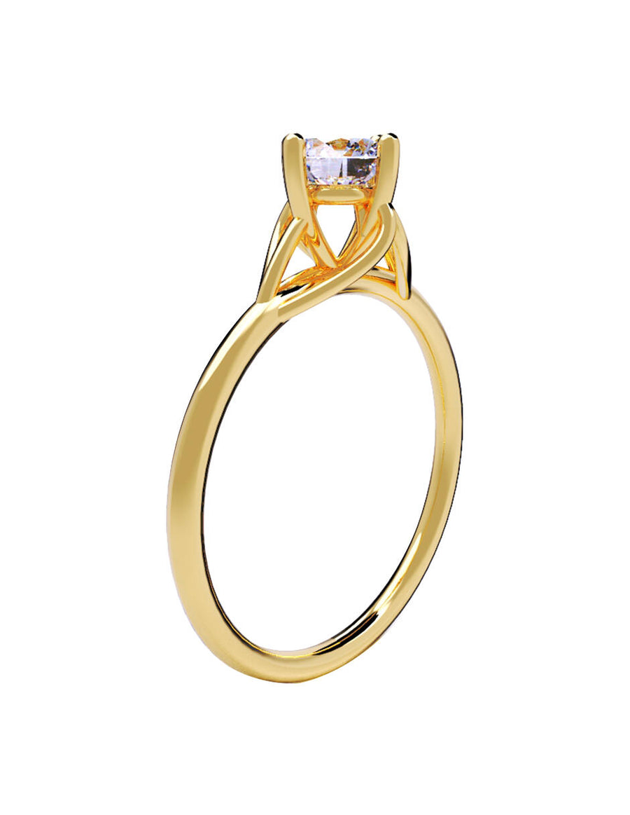 ANILLO DE ORO CON CIRCONIA
