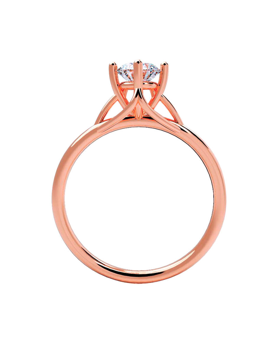 ANILLO DE ORO CON CIRCONIA