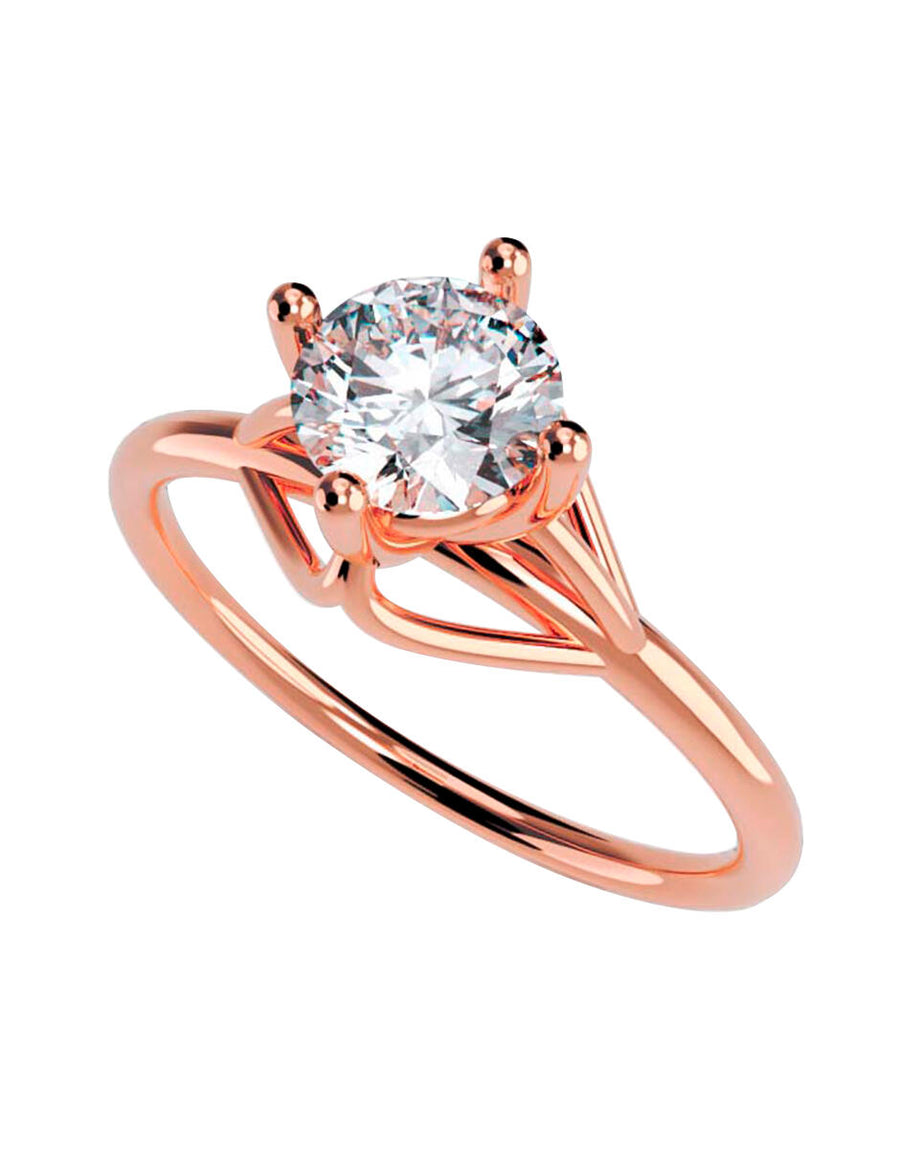 ANILLO DE ORO CON CIRCONIA