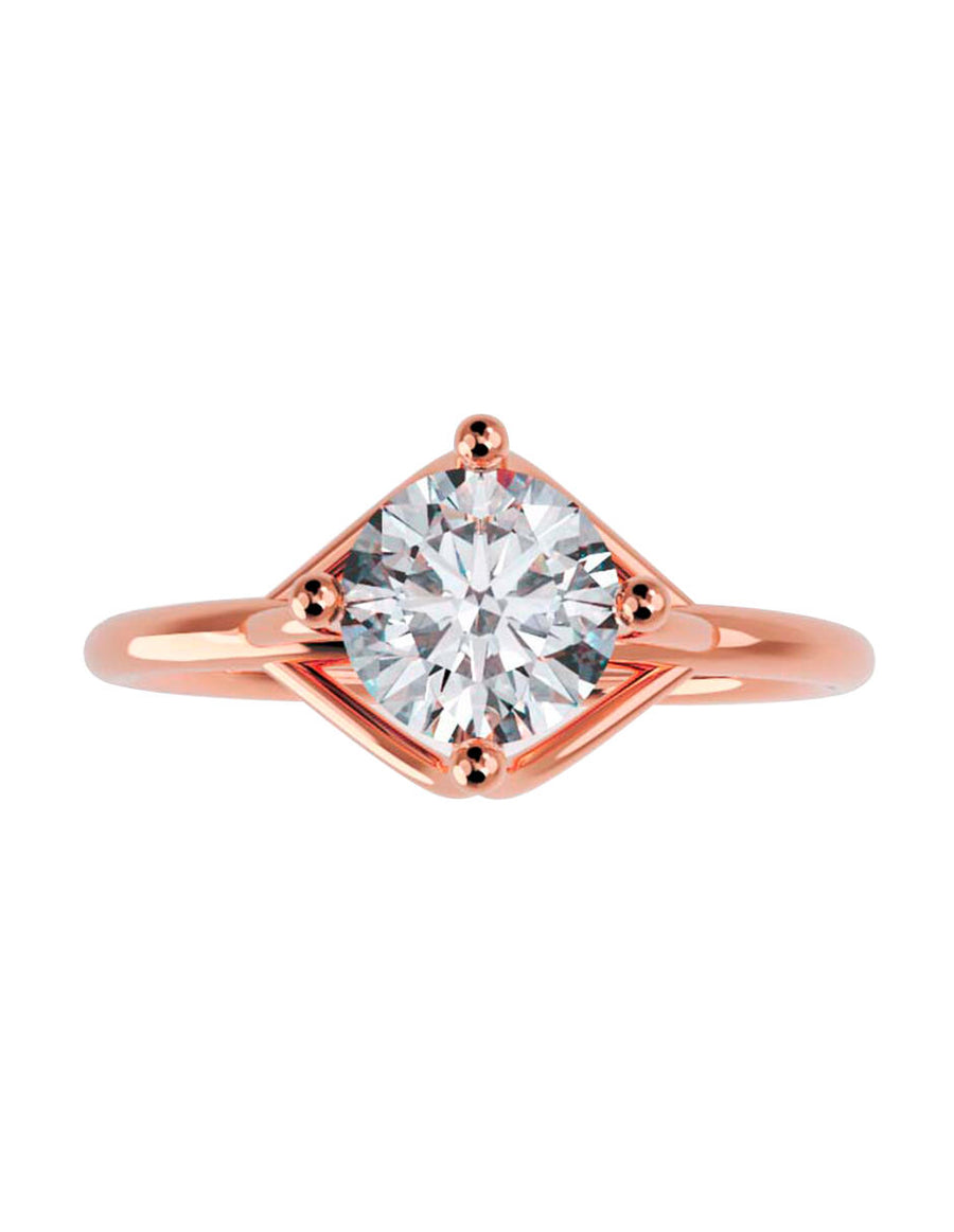 ANILLO DE ORO CON CIRCONIA