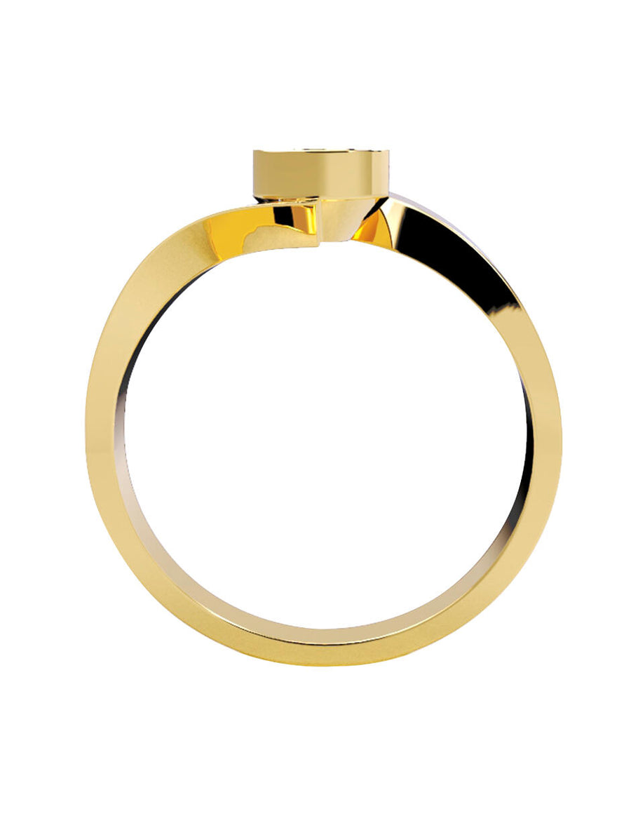 ANILLO DE ORO CON CIRCONIA