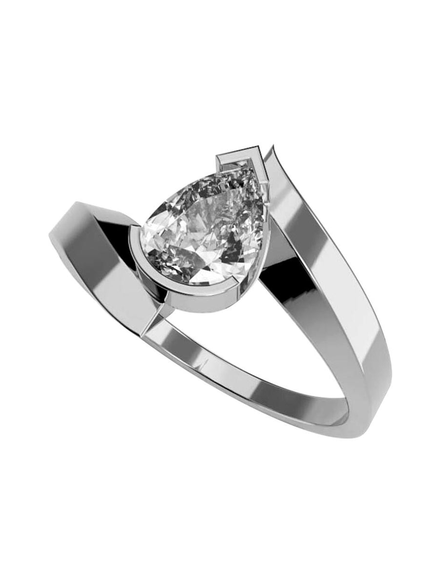 ANILLO DE ORO CON CIRCONIA