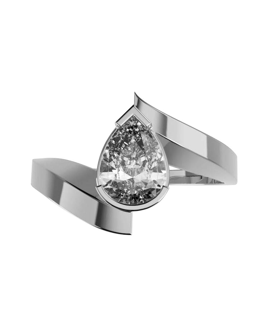 ANILLO DE ORO CON CIRCONIA