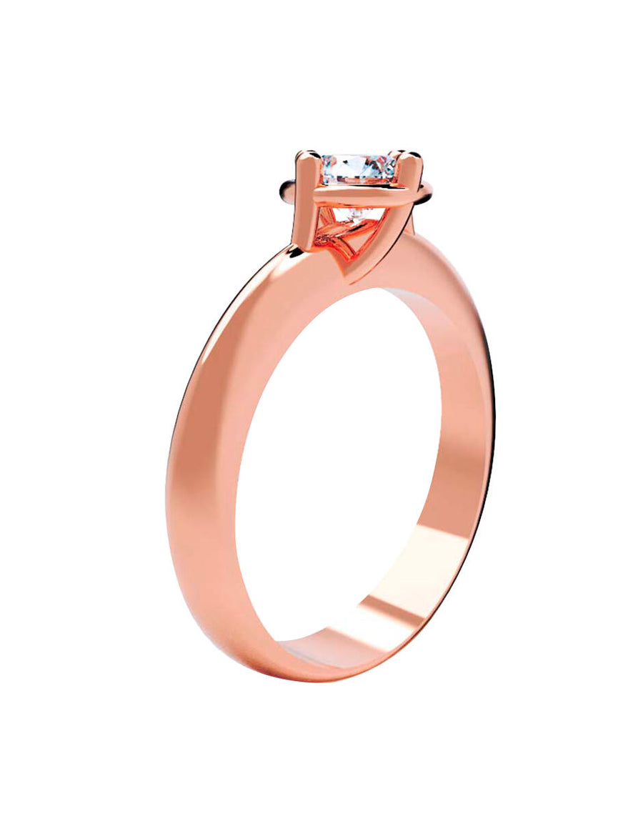 ANILLO DE ORO CON CIRCONIA
