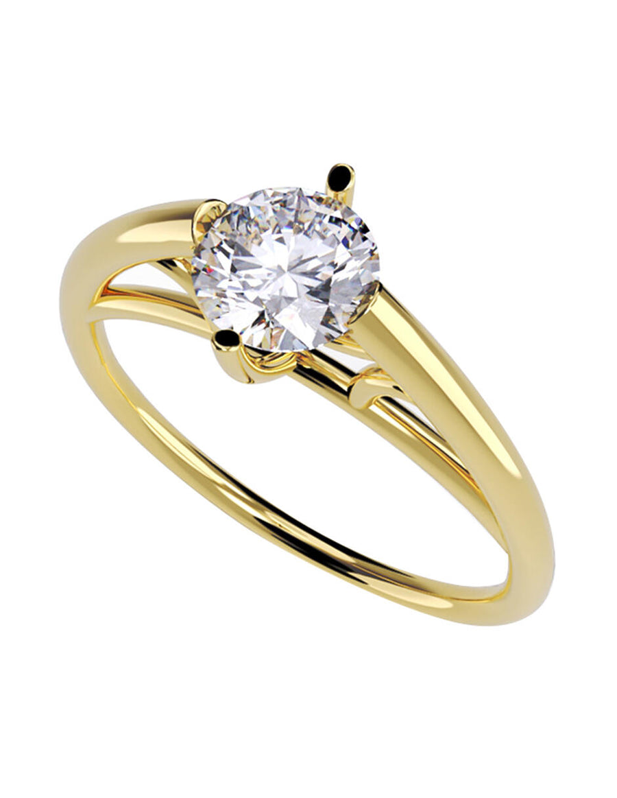 ANILLO DE ORO CON CIRCONIA