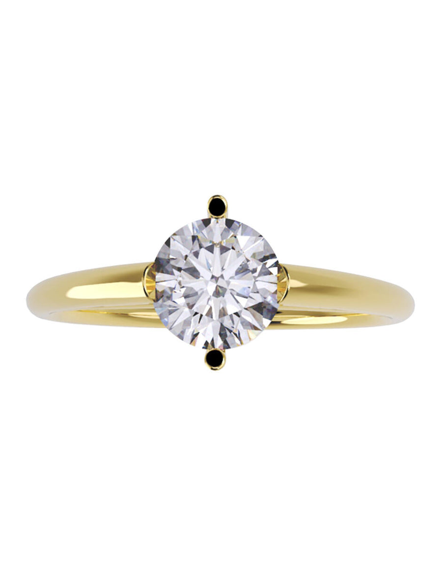 ANILLO DE ORO CON CIRCONIA