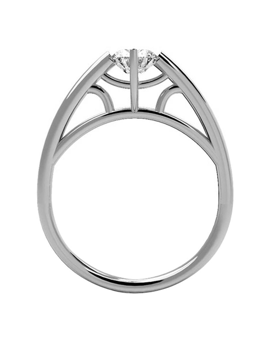 ANILLO DE ORO CON CIRCONIA