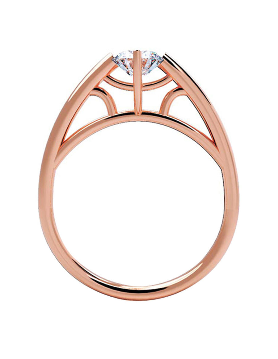 ANILLO DE ORO CON CIRCONIA
