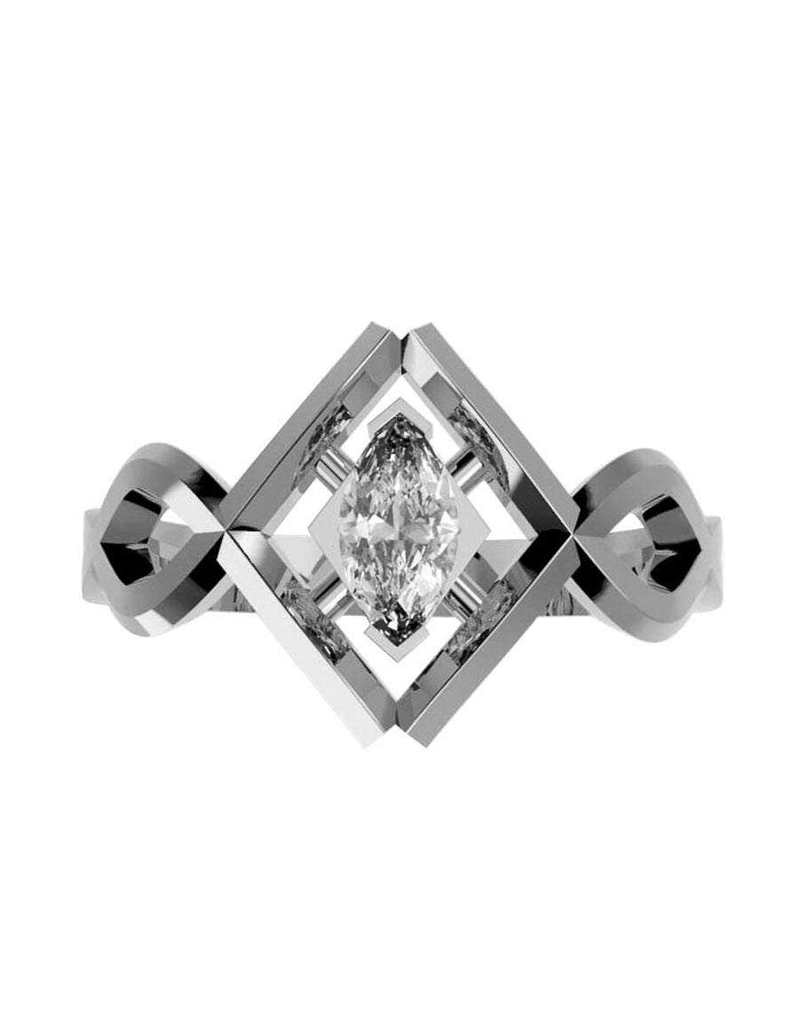 ANILLO DE ORO CON CIRCONIA