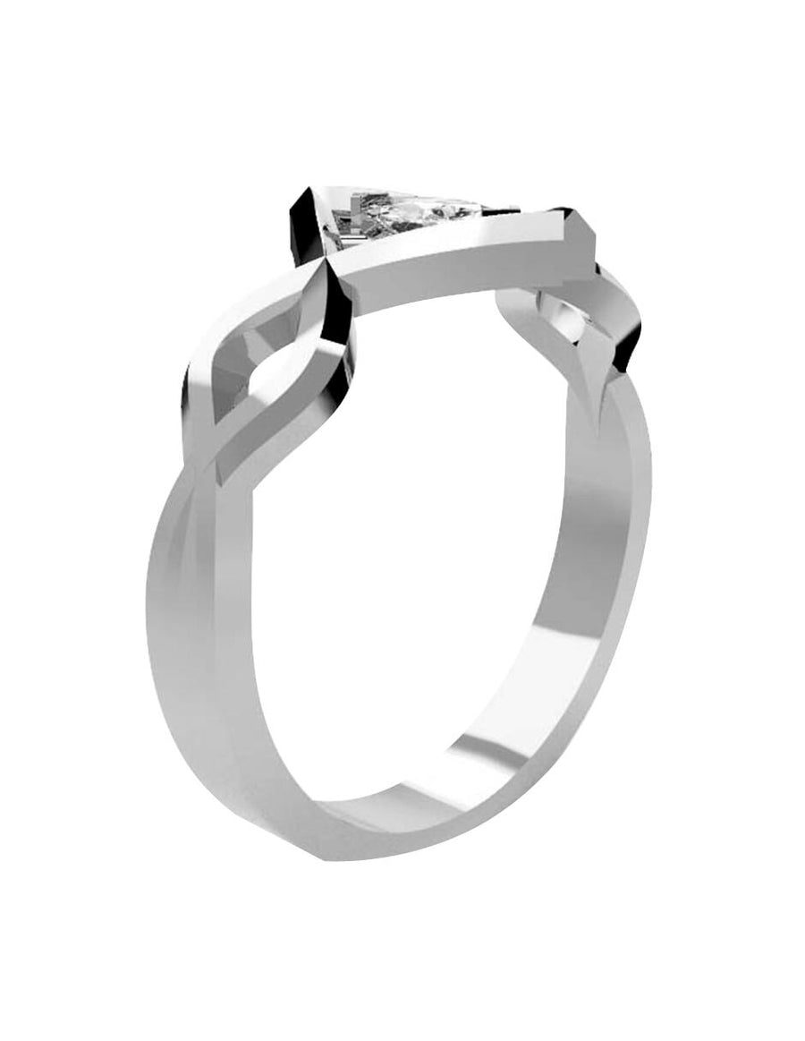 ANILLO DE ORO CON CIRCONIA