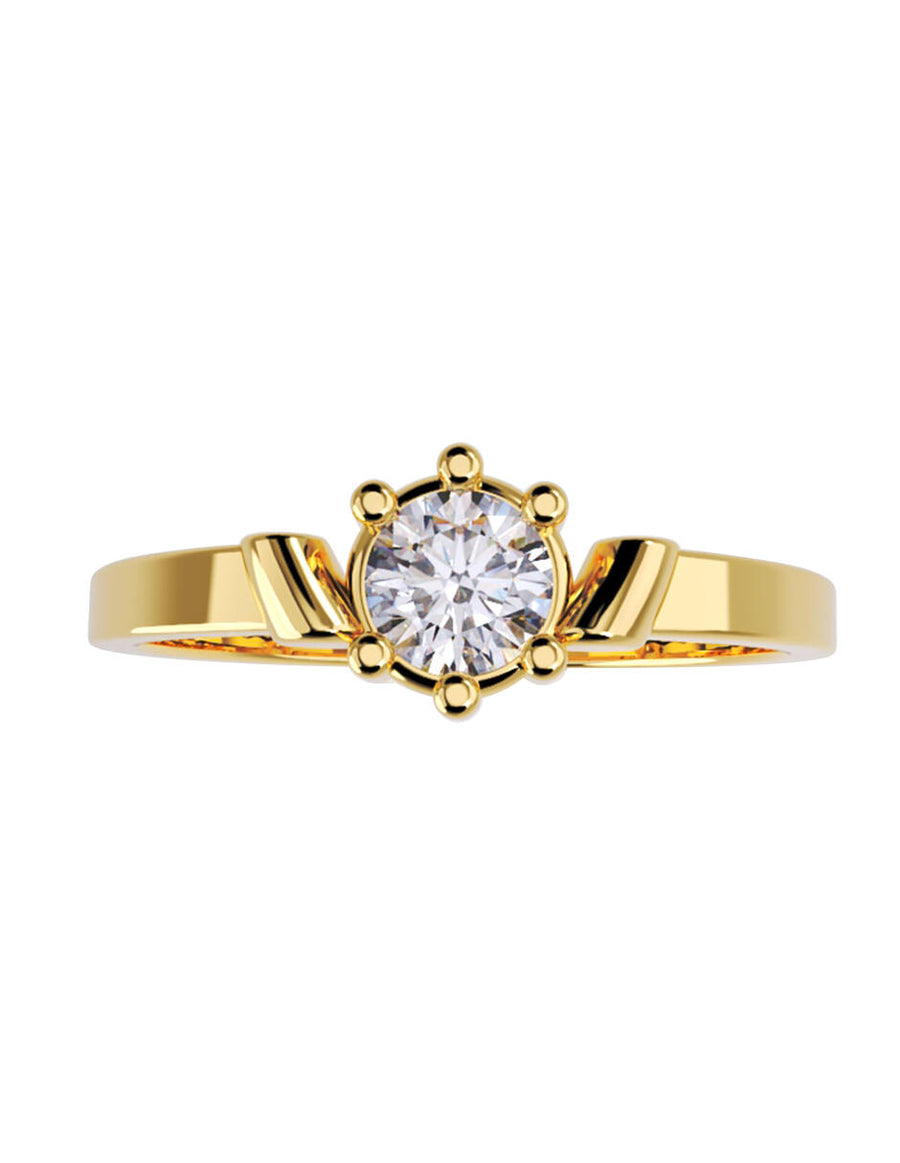 ANILLO DE ORO CON CIRCONIA