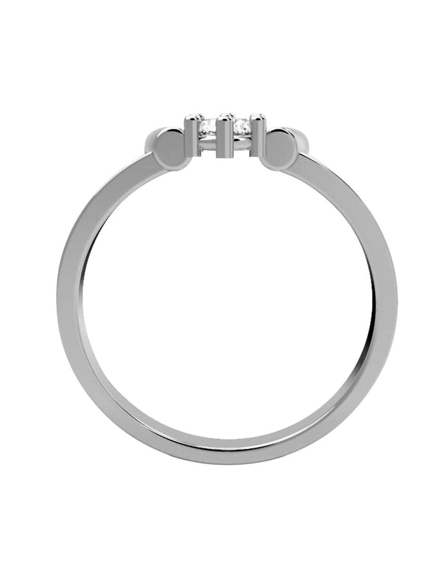 ANILLO DE ORO CON CIRCONIA