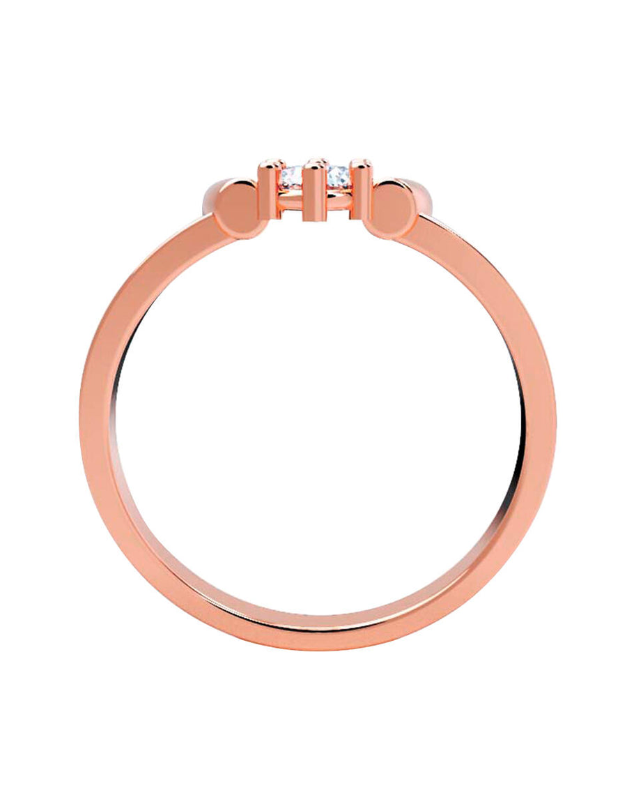 ANILLO DE ORO CON CIRCONIA
