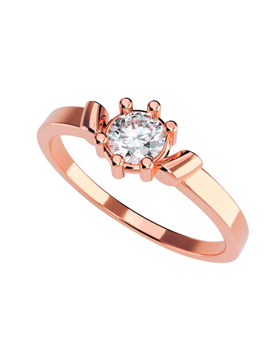 ANILLO DE ORO CON CIRCONIA
