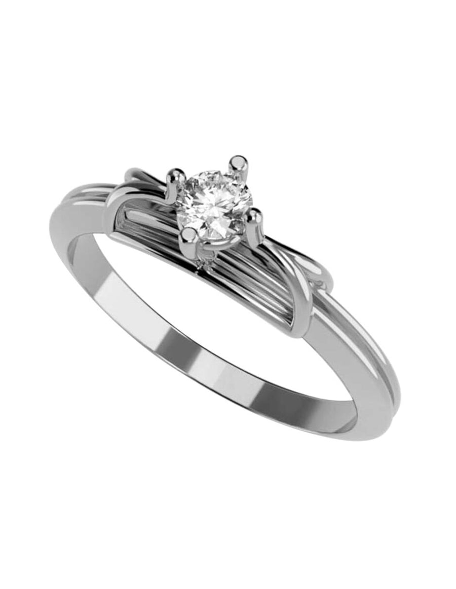 ANILLO DE ORO CON CIRCONIA