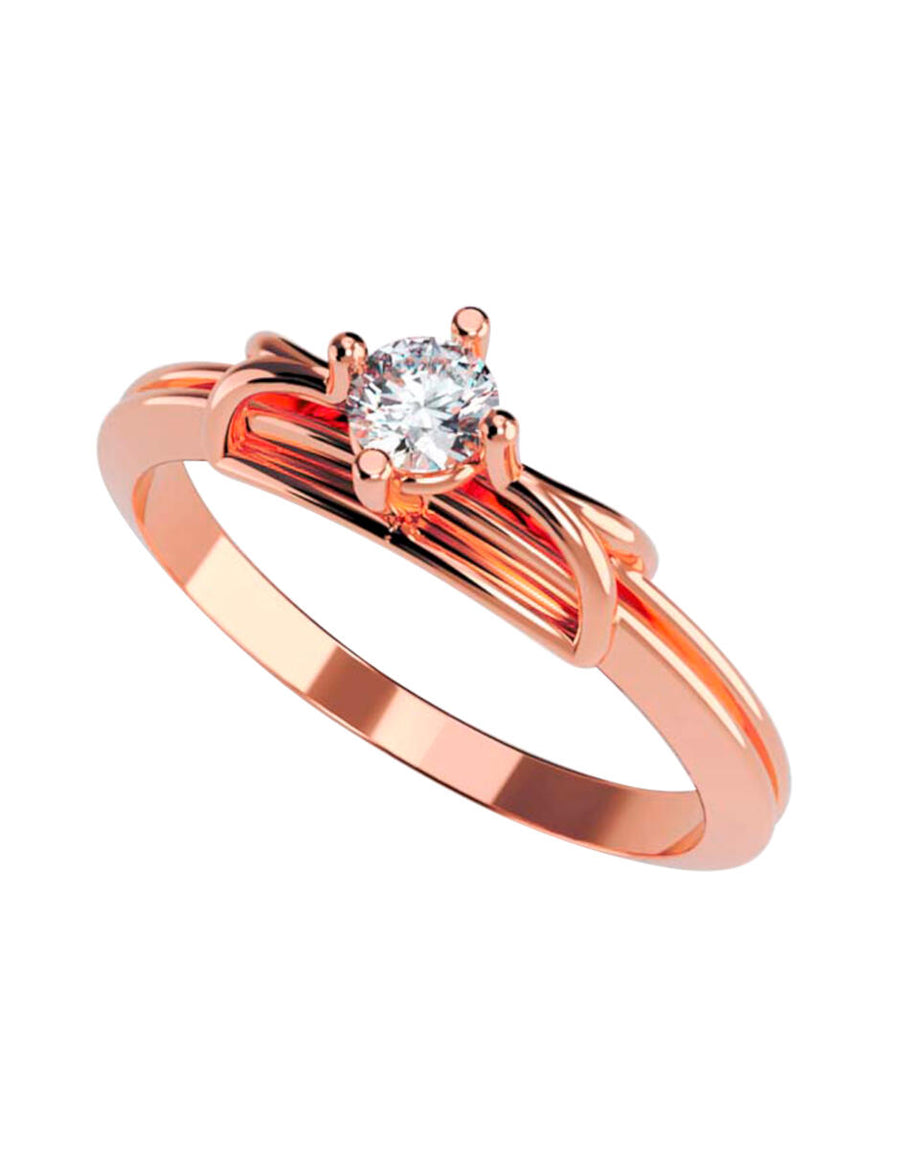 ANILLO DE ORO CON CIRCONIA