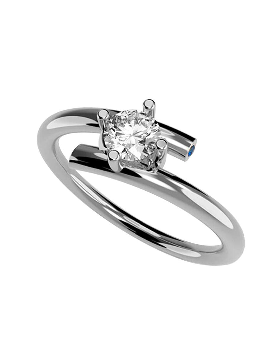 ANILLO DE ORO CON CIRCONIA