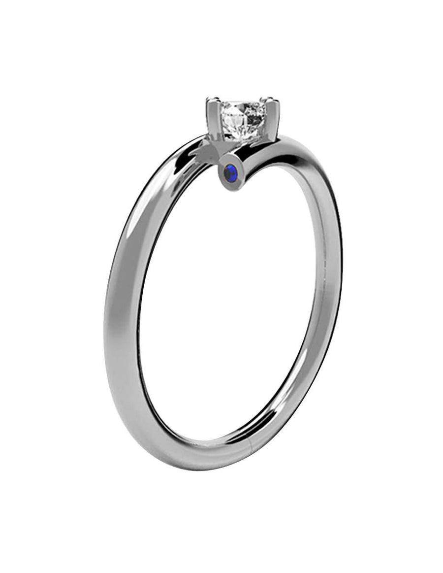 ANILLO DE ORO CON CIRCONIA