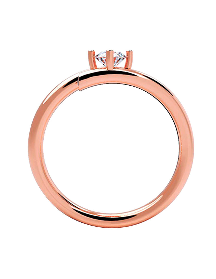 ANILLO DE ORO CON CIRCONIA
