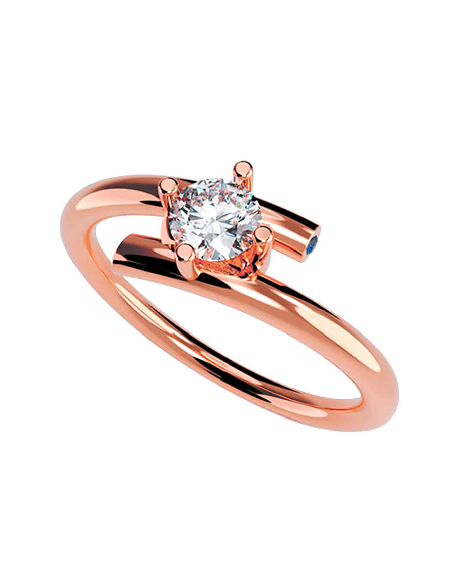 ANILLO DE ORO CON CIRCONIA