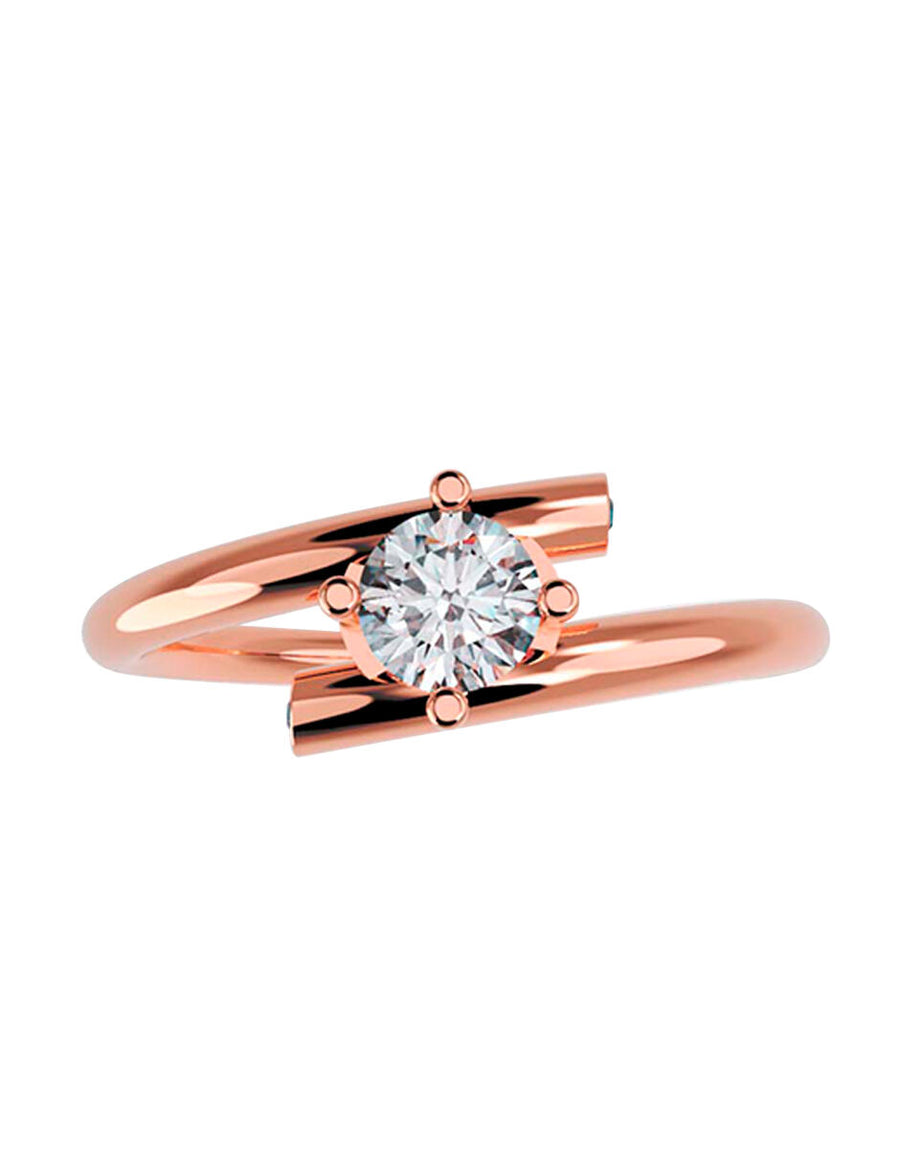 ANILLO DE ORO CON CIRCONIA