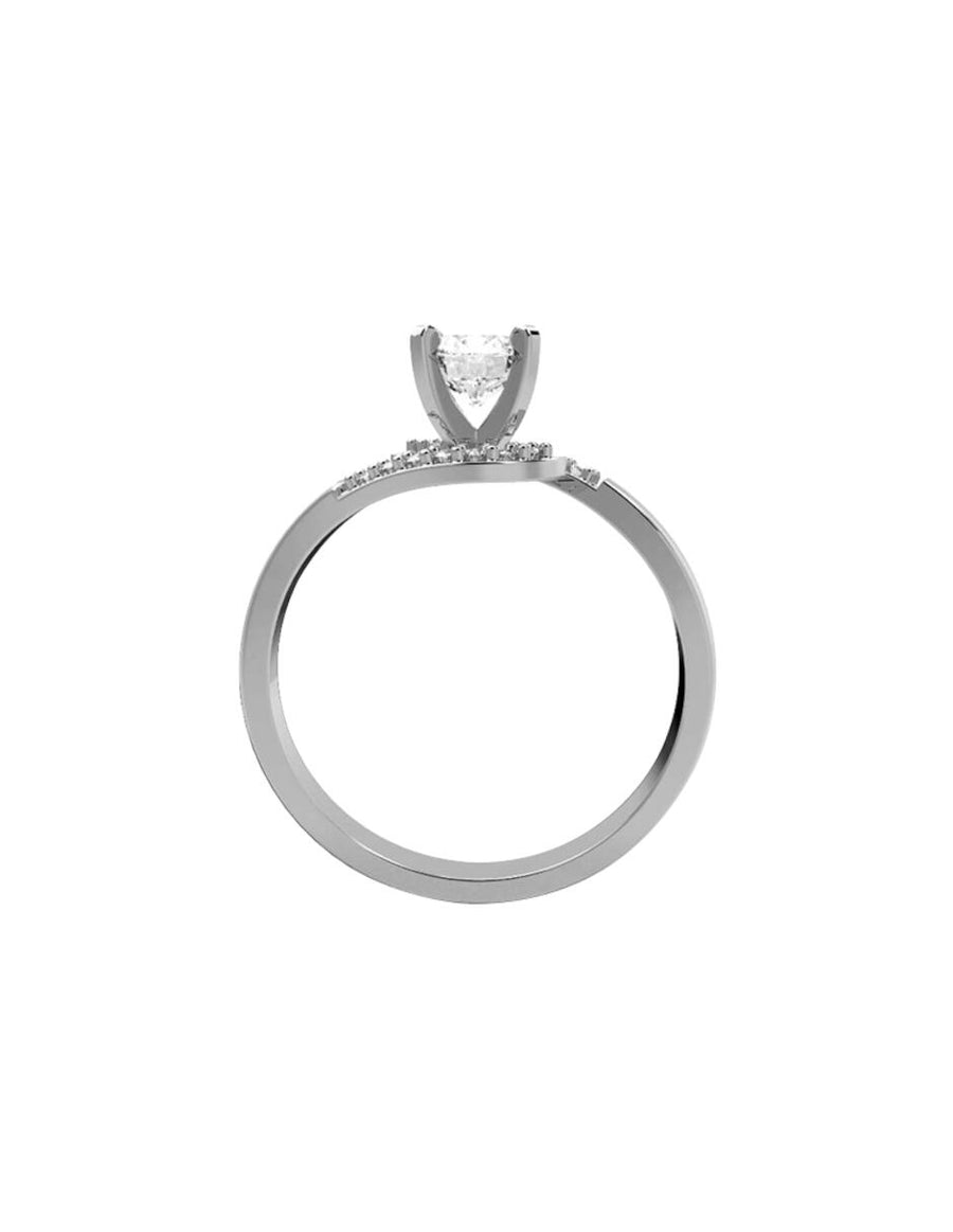 ANILLO DE ORO CON CIRCONIA