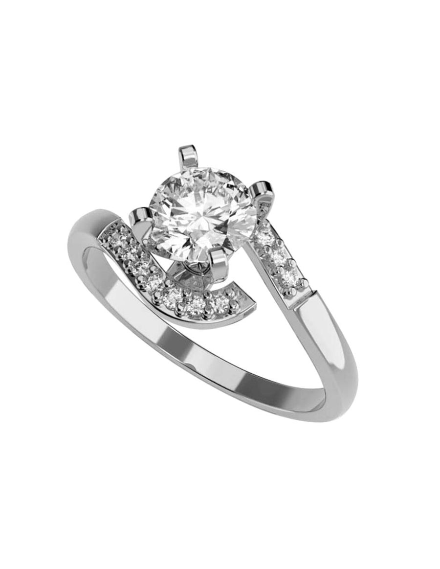ANILLO DE ORO CON CIRCONIA