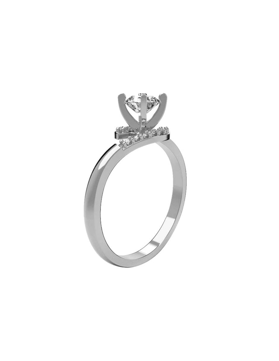 ANILLO DE ORO CON CIRCONIA