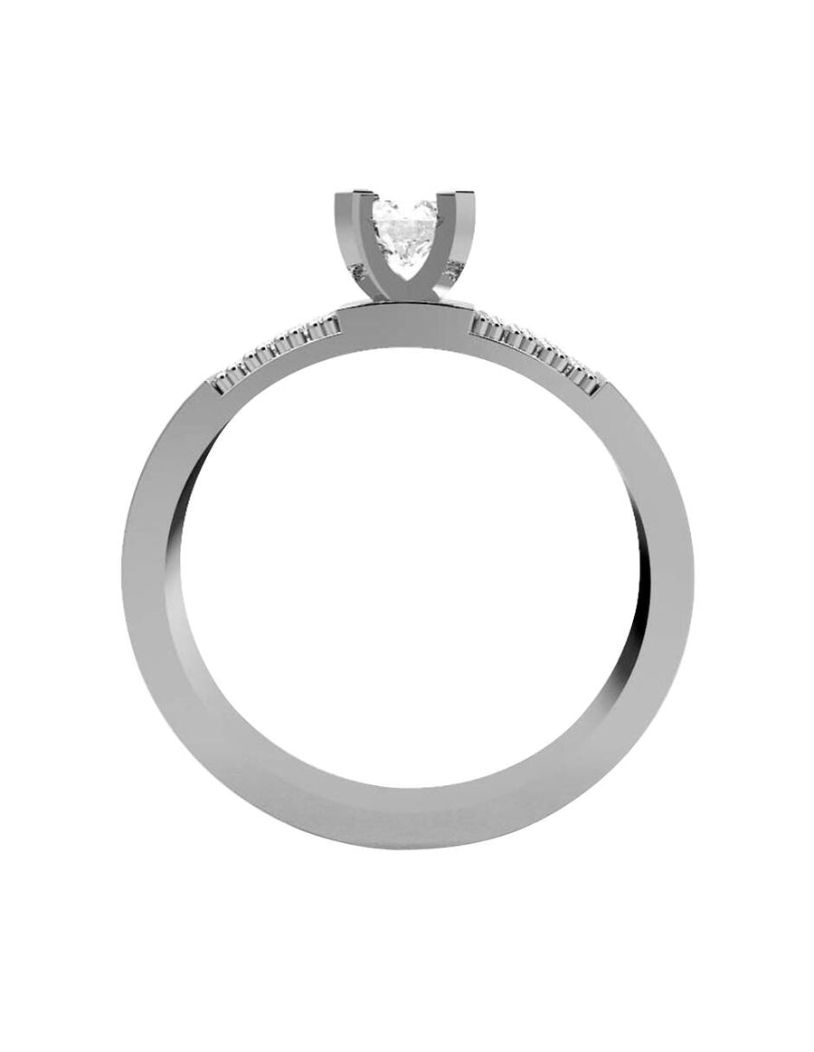 ANILLO DE ORO CON CIRCONIA