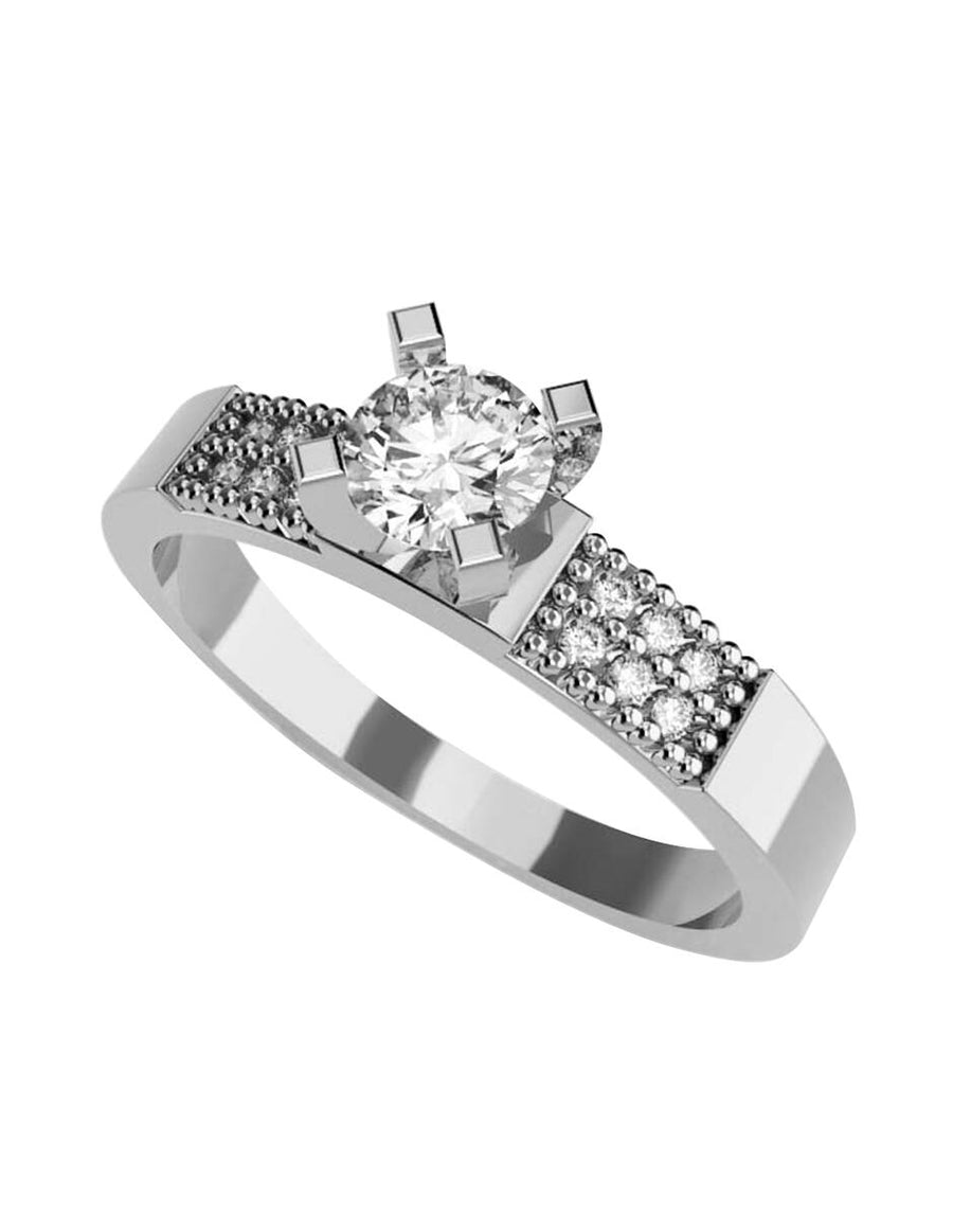 ANILLO DE ORO CON CIRCONIA