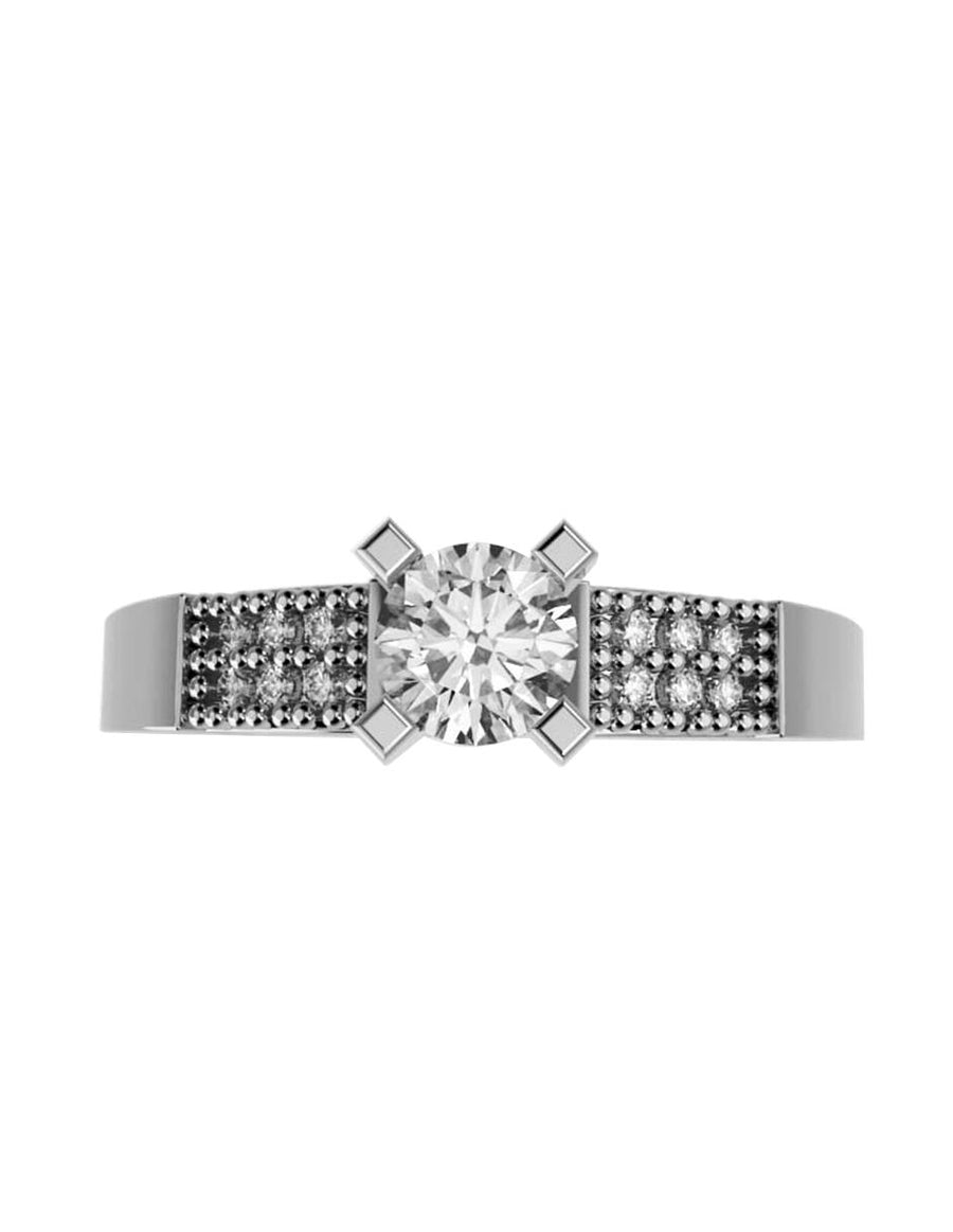 ANILLO DE ORO CON CIRCONIA