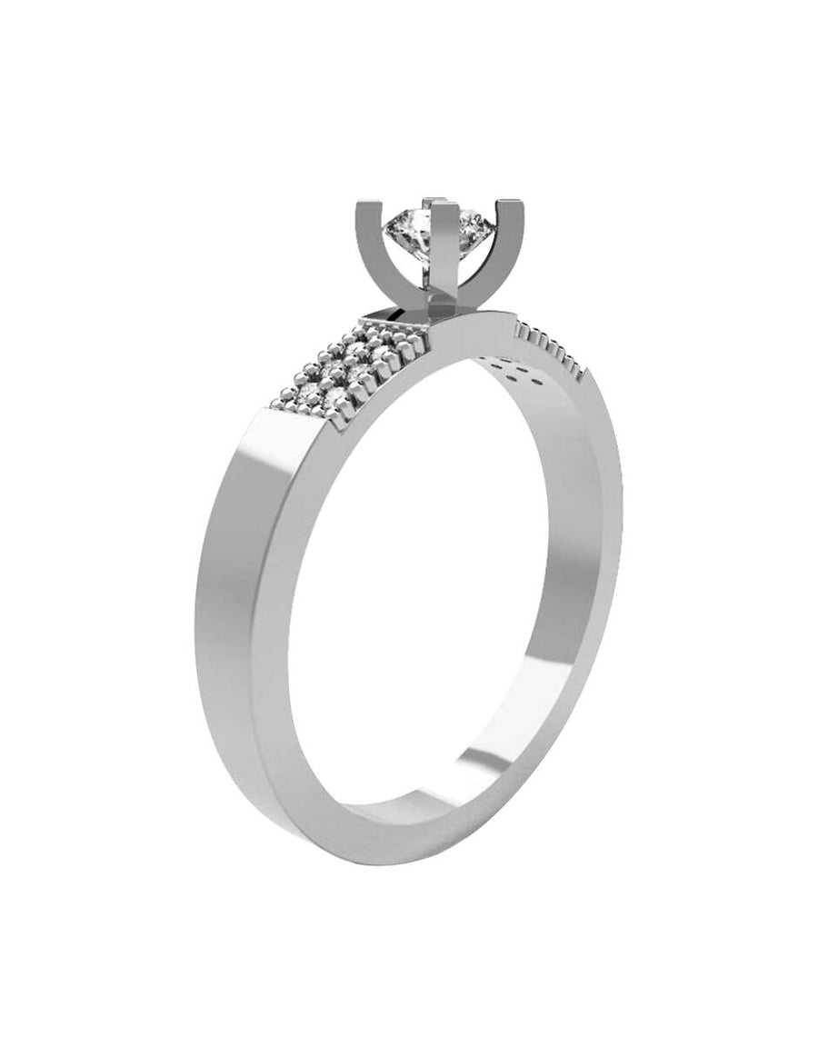 ANILLO DE ORO CON CIRCONIA