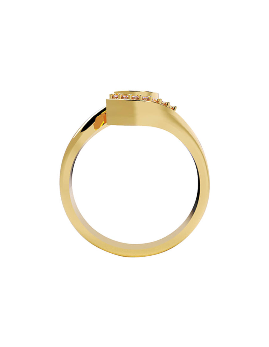 ANILLO DE ORO CON CIRCONIA