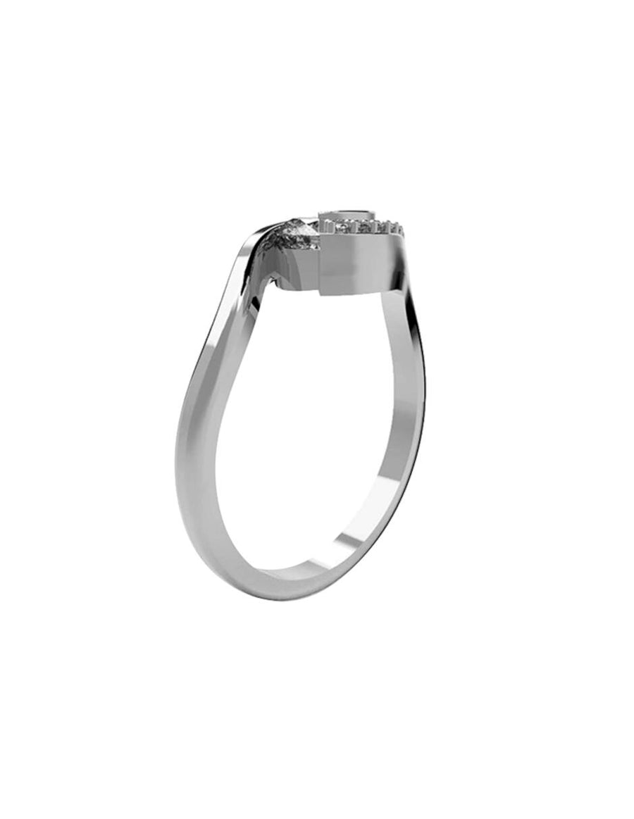 ANILLO DE ORO CON CIRCONIA