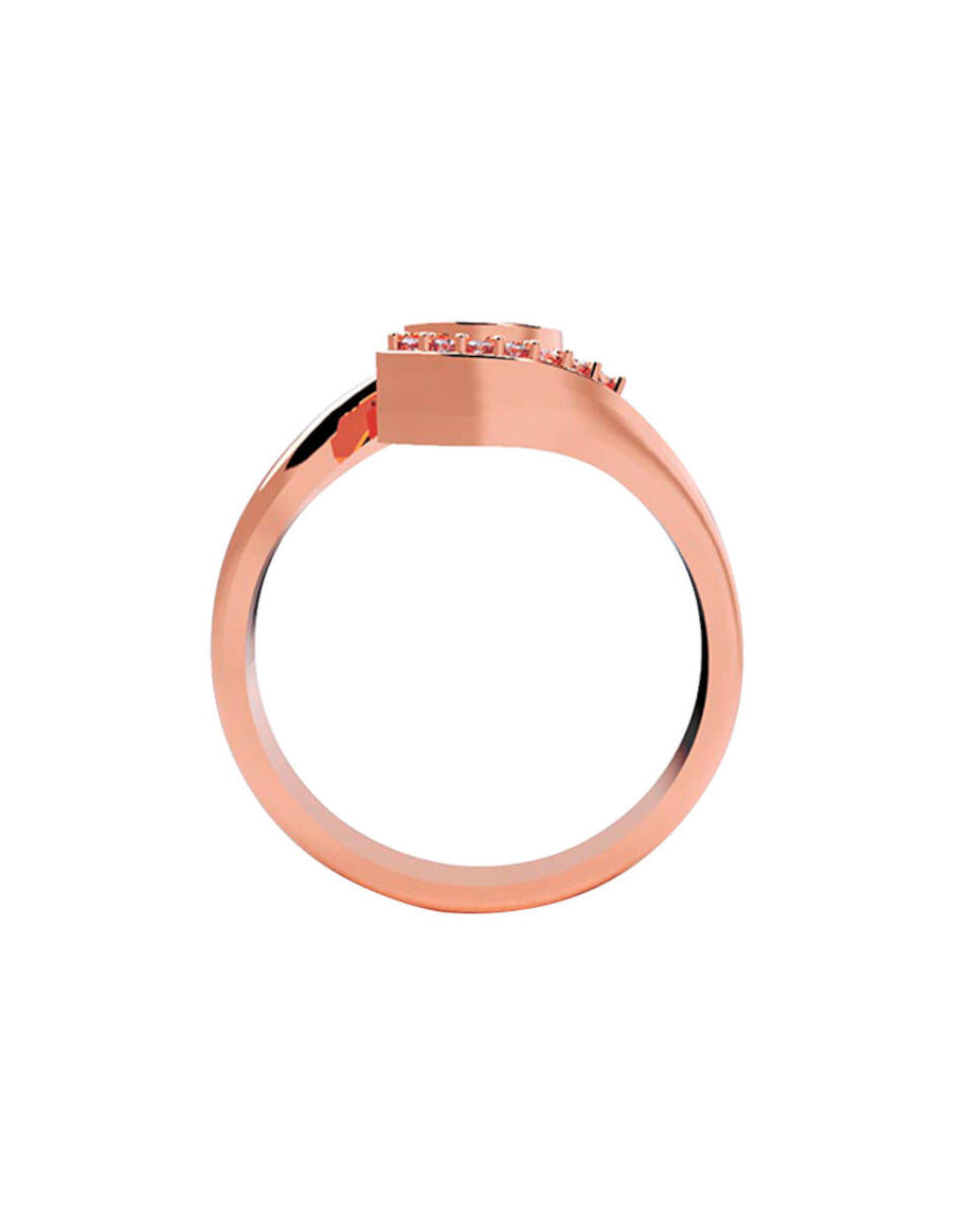 ANILLO DE ORO CON CIRCONIA
