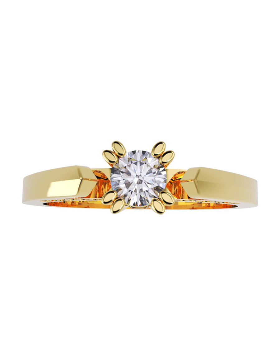 ANILLO DE ORO CON CIRCONIA