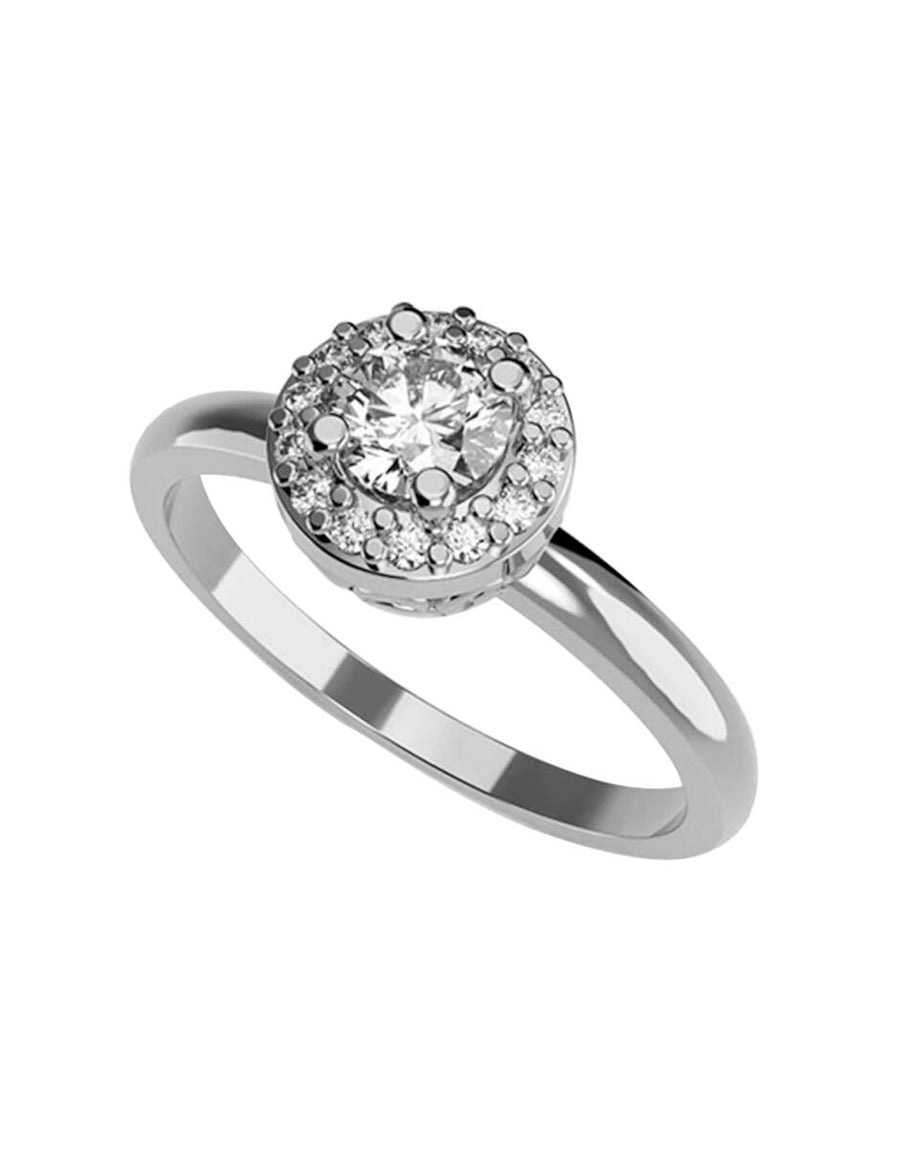 ANILLO DE ORO CON CIRCONIA