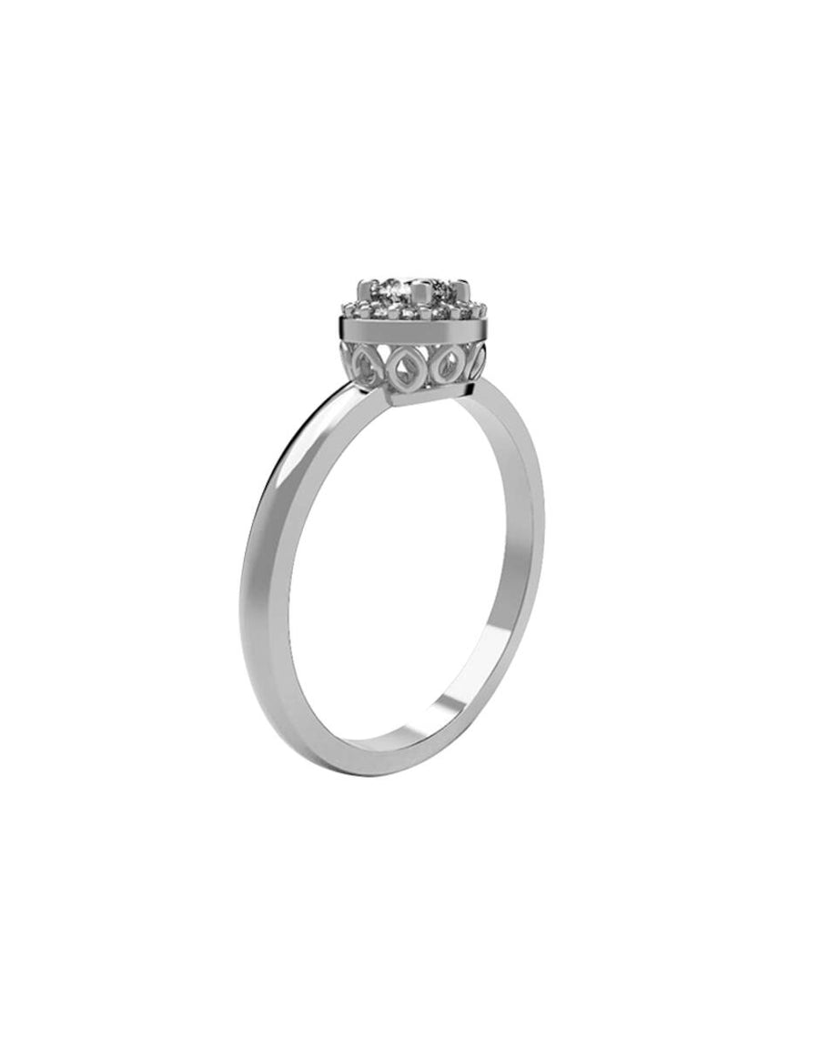 ANILLO DE ORO CON CIRCONIA