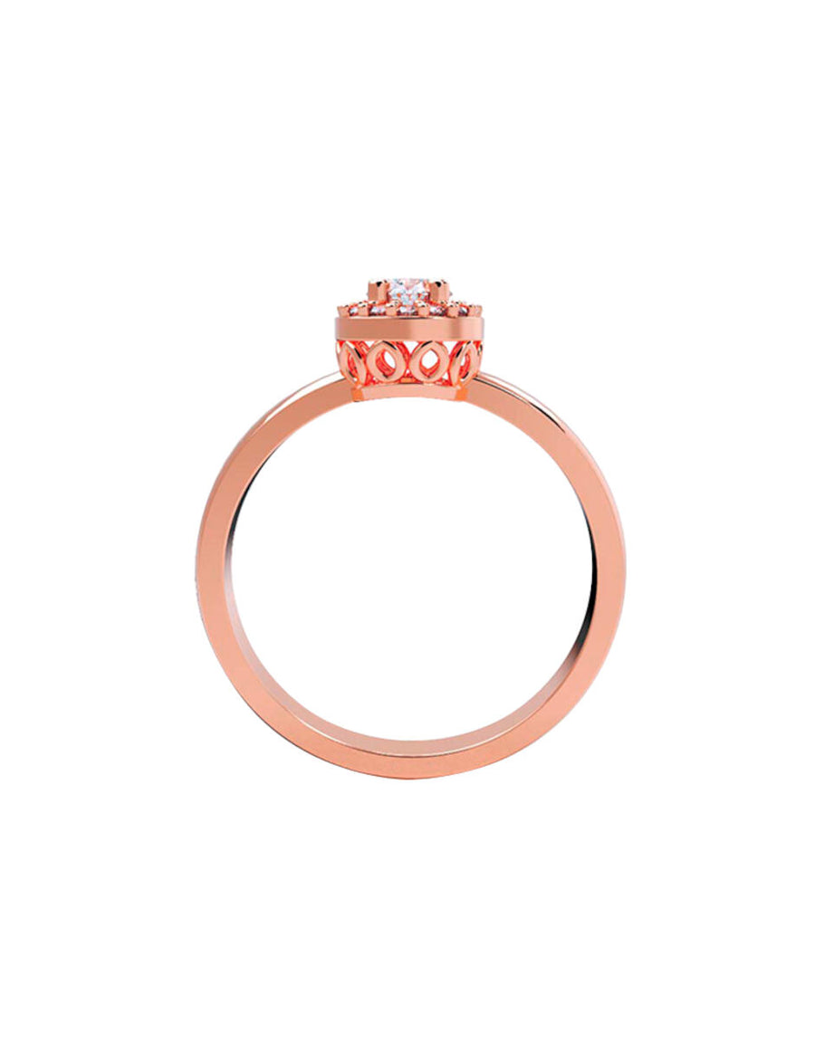 ANILLO DE ORO CON CIRCONIA