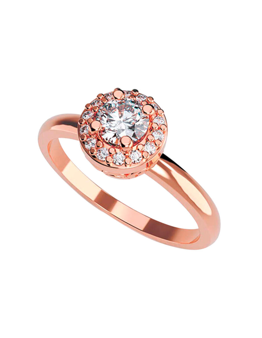 ANILLO DE ORO CON CIRCONIA