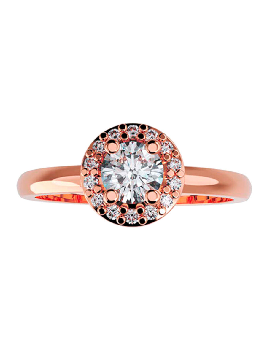 ANILLO DE ORO CON CIRCONIA