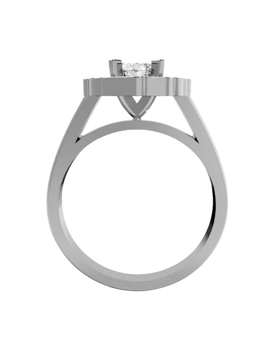 ANILLO DE ORO CON CIRCONIA