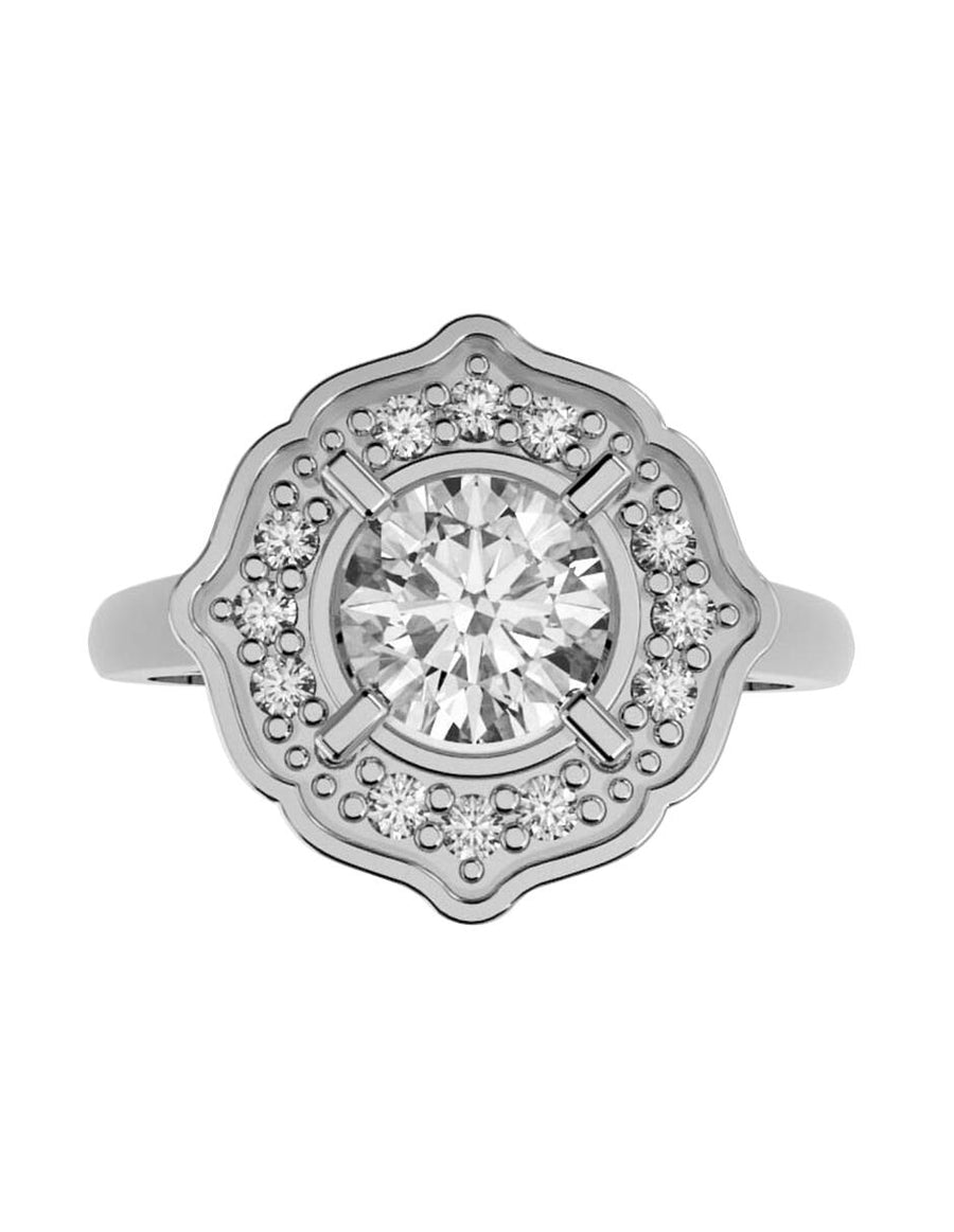 ANILLO DE ORO CON CIRCONIA