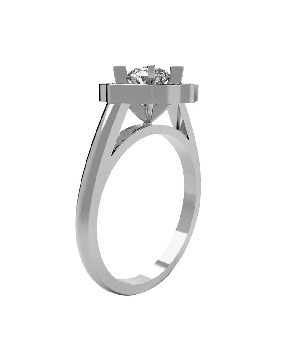 ANILLO DE ORO CON CIRCONIA