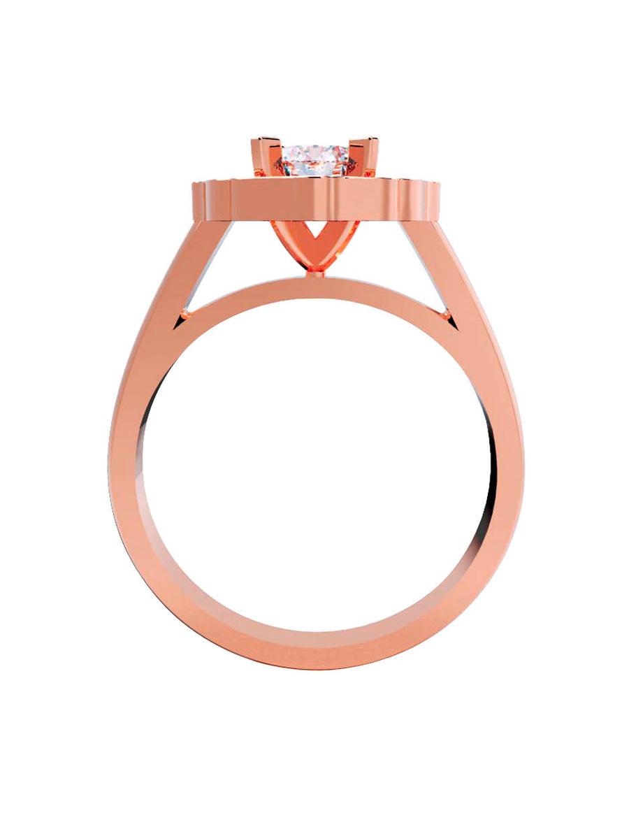 ANILLO DE ORO CON CIRCONIA