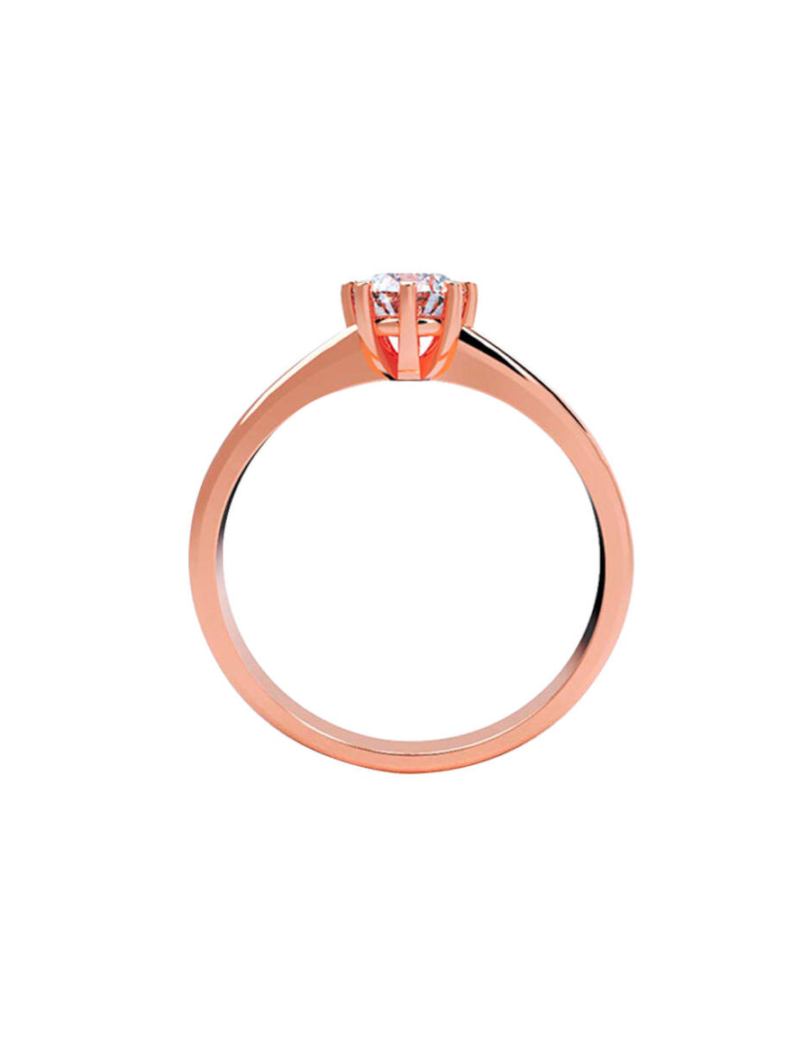 ANILLO DE ORO CON CIRCONIA