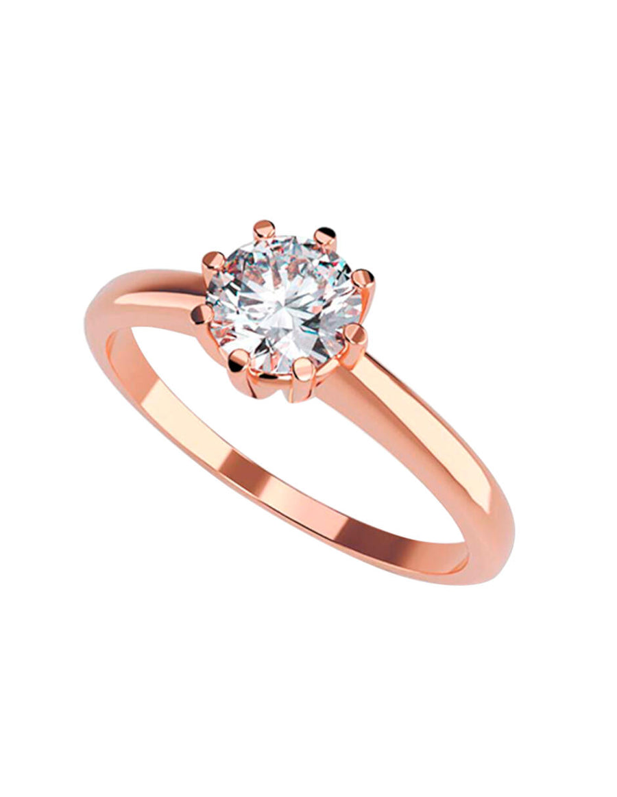 ANILLO DE ORO CON CIRCONIA