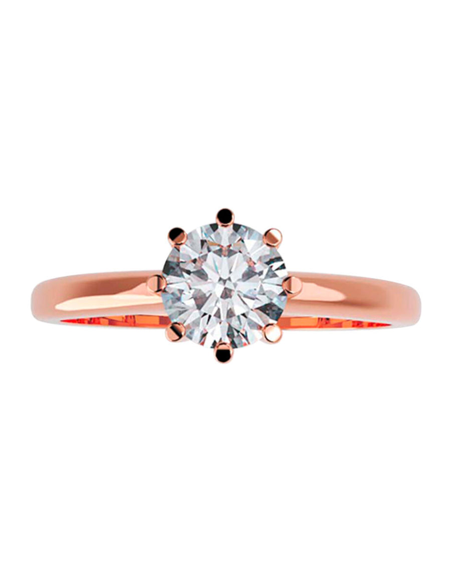 ANILLO DE ORO CON CIRCONIA